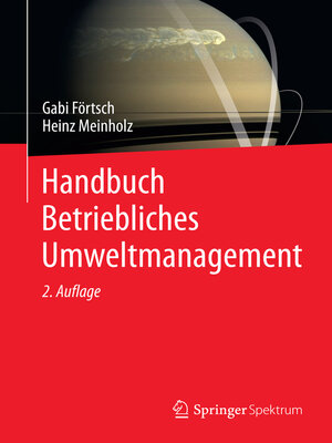 cover image of Handbuch Betriebliches Umweltmanagement